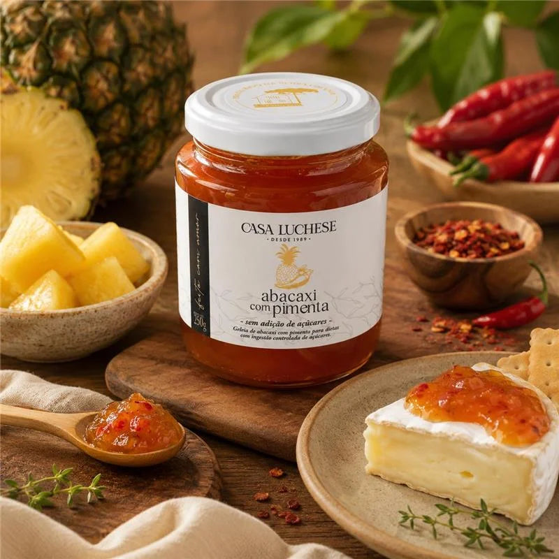 DOCE DE ABACAXI COM PIMENTA SEM ADIÇÃO DE AÇUCAR