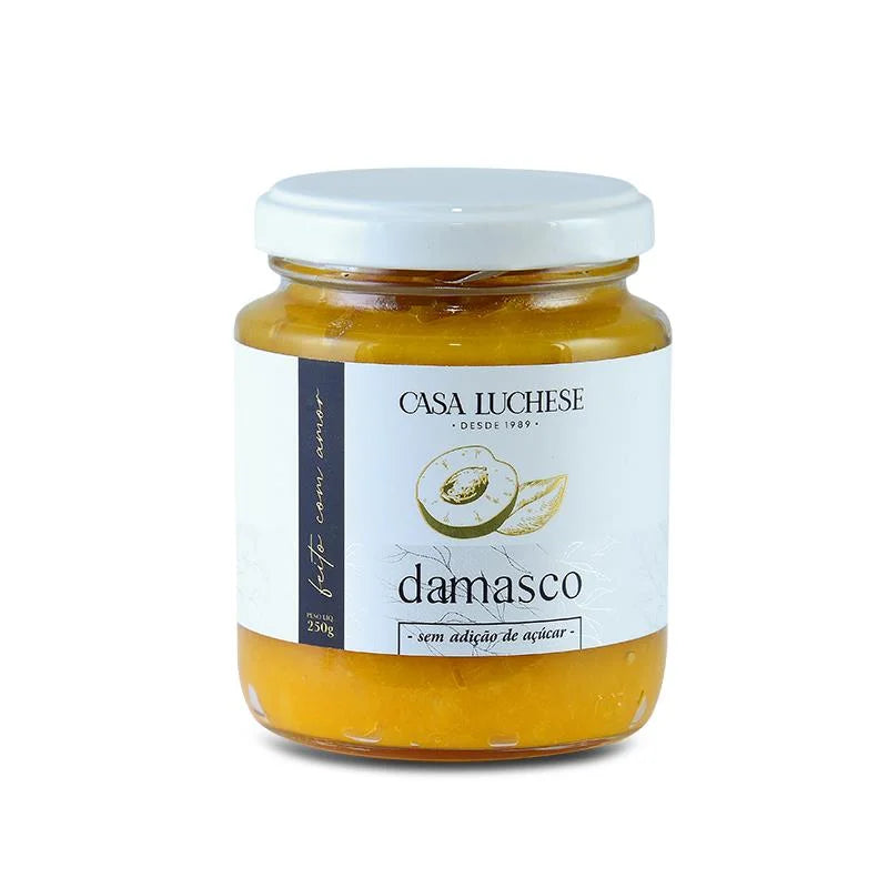 DOCE DE DAMASCO SEM ADIÇÃO DE AÇÚCAR