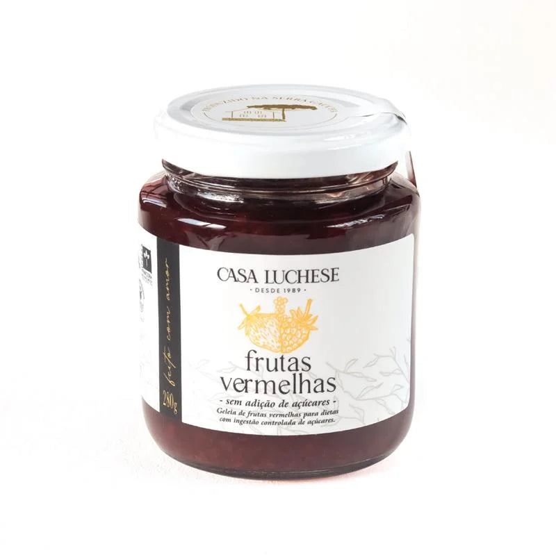 DOCE DE FRUTAS VERMELHAS SEM ADIÇÃO DE AÇUCAR