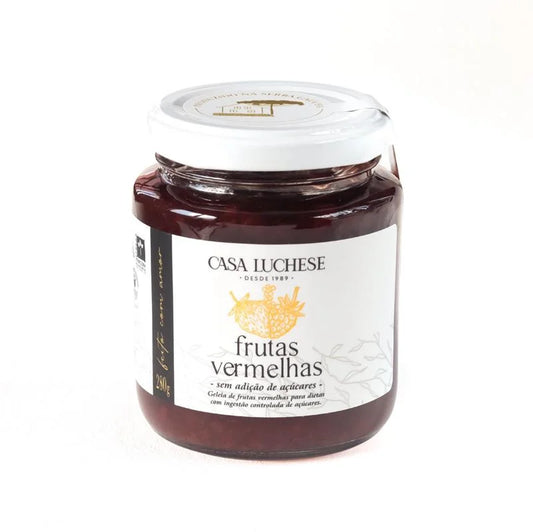DOCE DE FRUTAS VERMELHAS SEM ADIÇÃO DE AÇUCAR