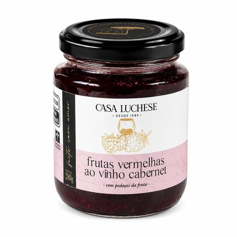 DOCE DE FRUTAS VERMELHAS AO VINHO CABERNET PREMIUM