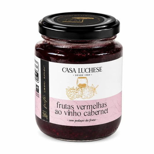 DOCE DE FRUTAS VERMELHAS AO VINHO CABERNET PREMIUM