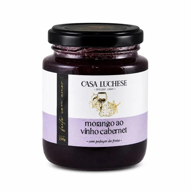 DOCE DE MORANGO AO VINHO CABERNET PREMIUM